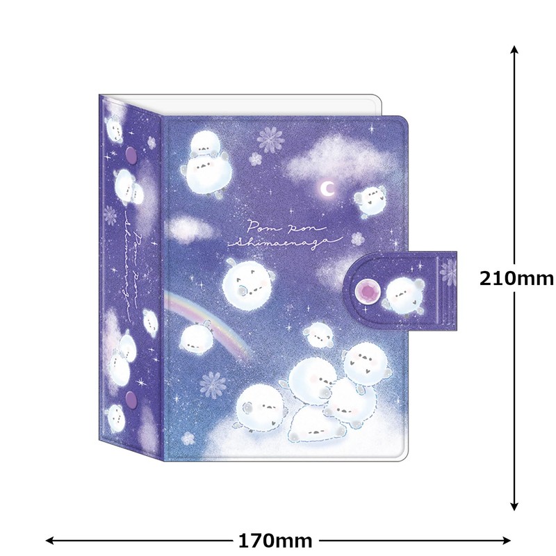Kamio Japan 228241 Seal Binder Book, Poppon Sima-taga