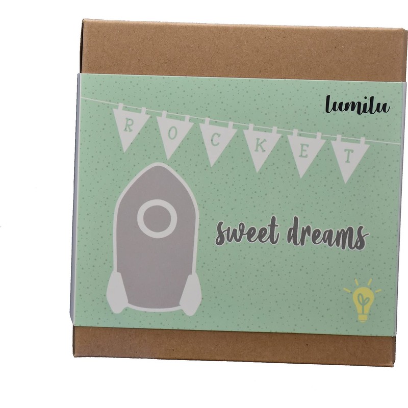 Reer Lumilu Sweet Dreams Rocket, Cute Rocket Night Light, Great