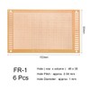 sourcing map 6pcs 9 x 15 cm Single-sided Universal Paper