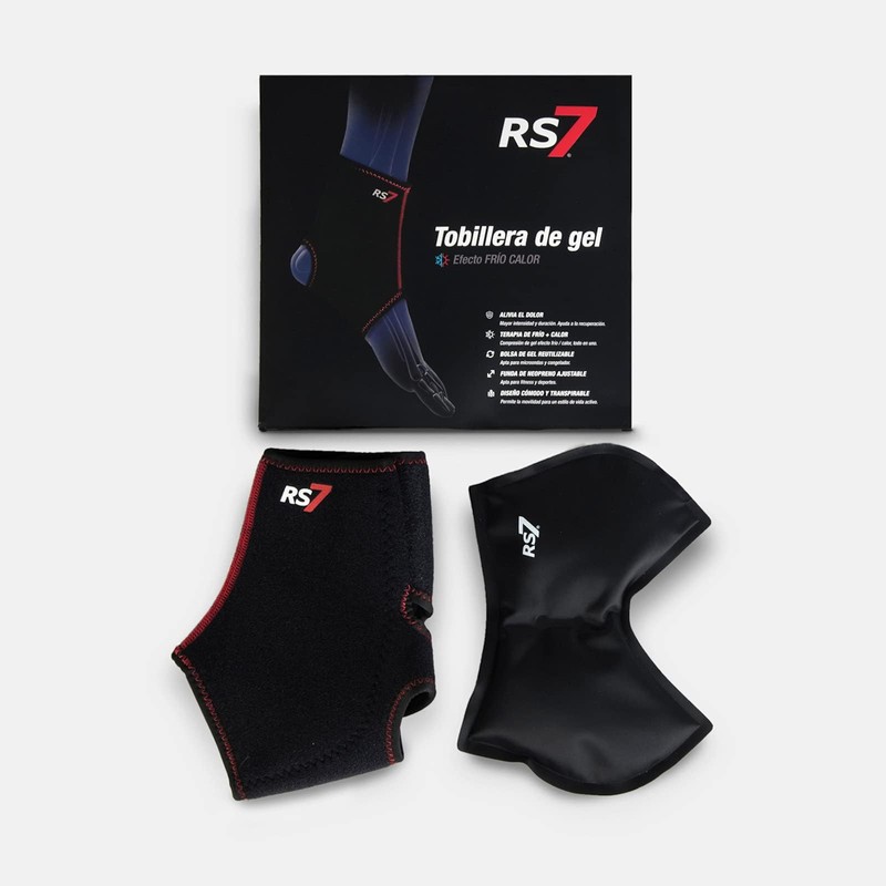 RS7 Gel Pack Neoprene Ankle Support - Cold/Heat Effect