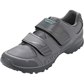 Giro Berm W Womens Mountain Cycling Shoes - Titanium/Dark Shadow Cover (2023), 41