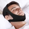 Ventilated mouth opening prevention band snoring sleep Chin Strap 2ea