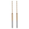 sourcing map 2Pcs Mini Twist Drill Bit, 1mm Micro Engraving
