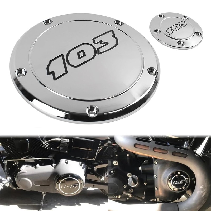 FTKDMT Motorcycle Derby Cover 103 Timing Timer Cover Fits for