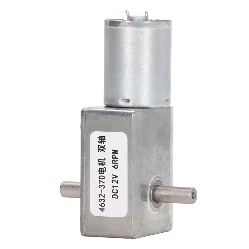 Turbo Worm Geared Motor 2 Shaft High Torsion Micro Gearbox