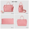 KALIDI Women's Tote Bag 3-Way Use Detachable Shoulder Strap Large