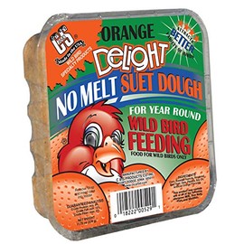 Bulk Buy of 24 C&S Orange Delight No Melt Suet Dough, 11.75 oz. Each