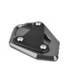 Midimttop Motorcycle Kickstand Plate Pad Extender Foot Side Stand Extension