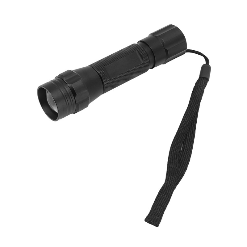 Green Light LED Flashlight Zoomable Portable Single Mode Green Hunting