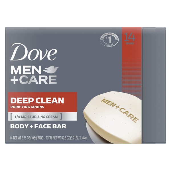 Dove Men+Care Men's Bar Soap More Moisturizing Than Bar Soap