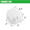 Cestluck 4" W Duct End, Decorative PVC Line Set Cover