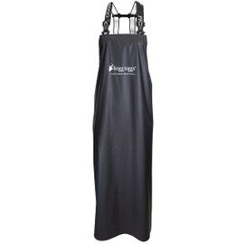 FROGG TOGGS Mens Waypoint Fish Apron, Waterproof, Durable With 4-way Stretch, Black