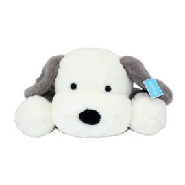Vintoys Grey Dog Hugging Pillow Big Soft Plush Puppy Stuffed Animal for Kids and Adults 26"