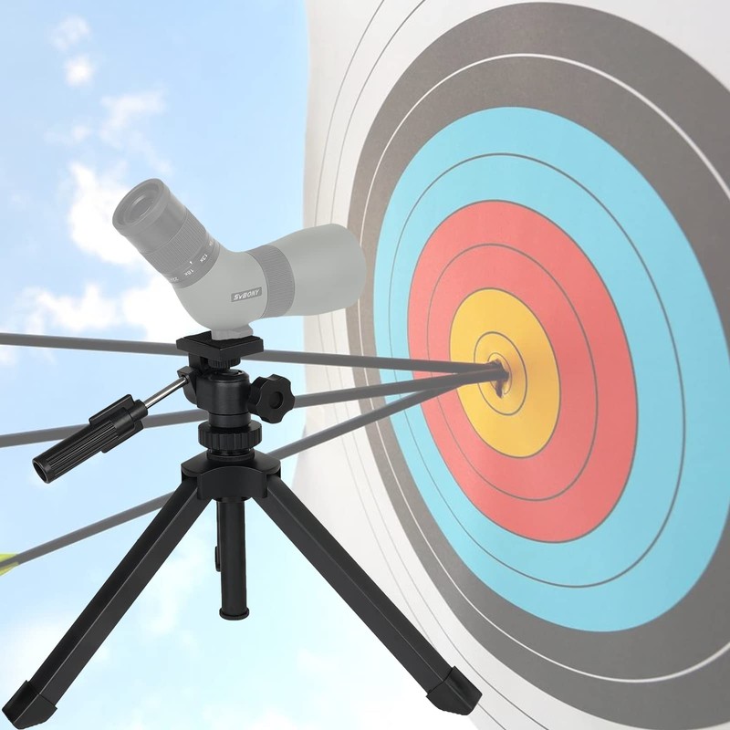 SVBONY SV146 Tabletop Tripod, Spotting Scope Tripod, Adjustable Portable Tripod