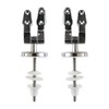 Fanmitrk Toilet Seat Hinges Made of Zinc Alloy, Toilet Lid