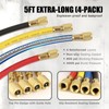 AURELIO TECH UPGRATED Version 4 Way A/C Manifold Gauge Set