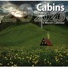 2026 Cabins Full Size Wall Calendar for Planning, Scheduling, and
