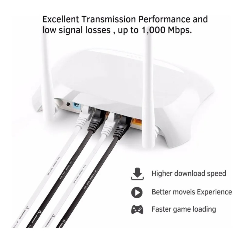 Cable De 10 Mts Rojo Categoría Cat6 Utp Rj45 Ethernet