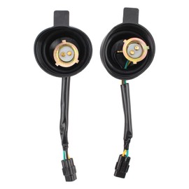 MOTAOLL Headlight Socket Cords Wires Pair for Yamaha YFM YFZ 450,Raptor YFM 250 350 700
