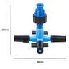 ZONADAH Automatic Drop Irrigation Sprayer 4 Way Cross Atomizing Nozzle