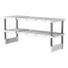 Retráctil Y Ajustable Organizador De Estante De Cocina Para Blanco