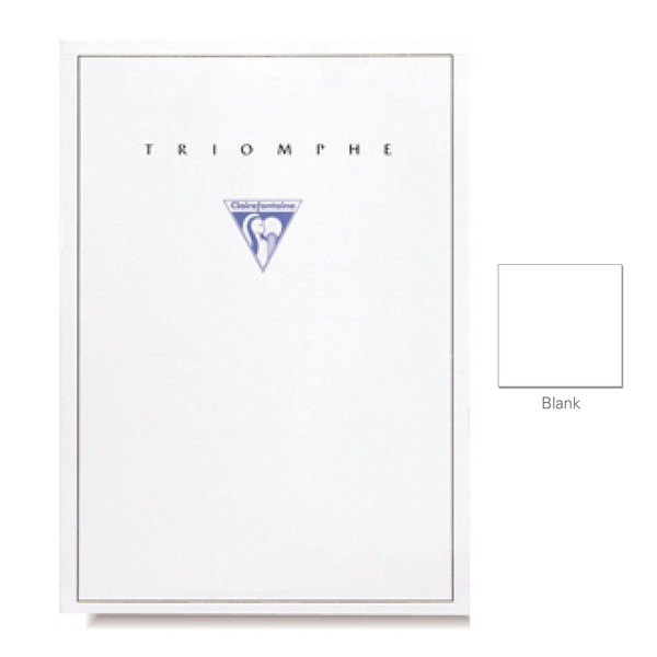 Clairefontaine "Triomphe" Stationery Tablet, Blank, A4 (8.25" x 11.75")