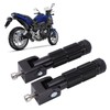 1 Pair Universal Motorcycle Footrests Rear Set Footpegs with 8mm