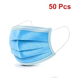 Face Medical Masks - Color: 50 Pcs Black