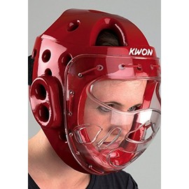 KWON KSL Headguard With Mask CE M Black