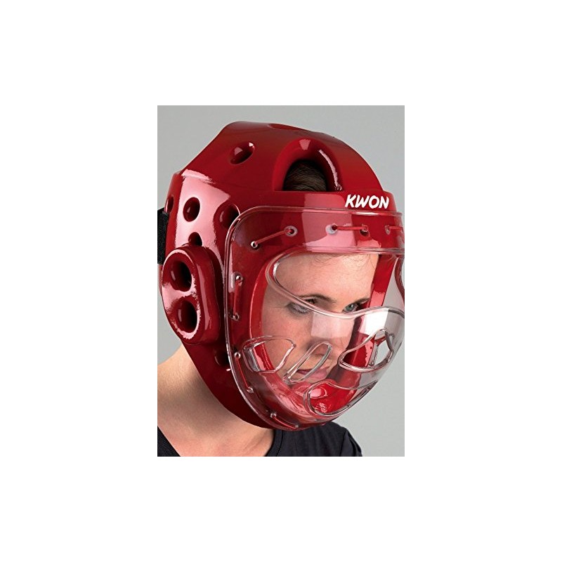 KWON KSL Headguard With Mask CE M Black