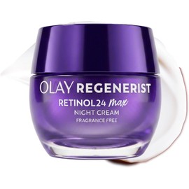 Olay Regenerist Retinol 24 Max Moisturizer, Retinol 24 Max Night Face Cream, 1.7 Oz + Whip Face Moisturizer Travel/Trial Size Gift Set