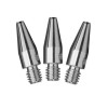 Pentathlon Silver Mini (Micro) Aluminum Dart Shafts - 3 Sets (9 shafts), 2BA Mini + O'rings