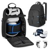 PGmoon Carrying Case for Oculus Quest 2&Pro,Protective Storage Backpack for