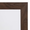 DesignOvation Beatrice Framed Magnetic Dry Erase Board, 18x27, Walnut Brown