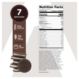 TransformHQ Meal Replacement Shake Powder 7 Servings (Cookies & Cream) - Gluten Free, Non-GMO