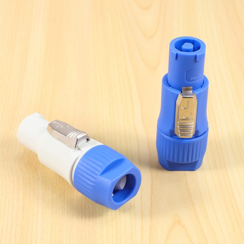 Jevina 10pcs/lot Nac3Fca Speakon Plug 3 Pin Powercon Plug 20A