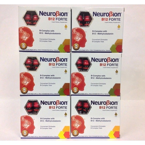 6 NEUROBION B12 FORTE✅ Supplement 10 DrinkableVials/SUPLEMENTO BEBIBLE 10 VIALES