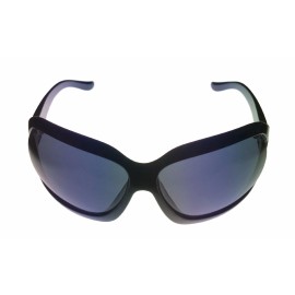 Jill Stuart Womens Sunglass Black Silver Rectangle Plastic, Smoke Lens 1032 2