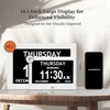 10.1'' Extra Large Digital Clock, 1280*800p HD Display, Dementia Clock