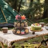 2 Set 3 Tier Cupcake Stand, Large Tiered Serving Tray