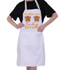 BNQL Thanksgiving Couples Apron Turkey Breast Drum Stick Apron Fall