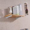 Shelf Bracket, 200 mm Shelf Brackets, Heavy Duty Angle, White,