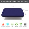 Sophico 11 Cup Rectangle Silicone Storage Cover Lids Replacement for