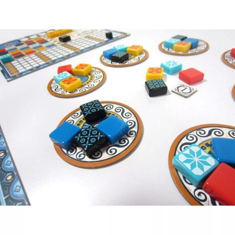 Plan B Games Azul-Board Game Strategy-Board Mosaic-Tile Placement Family-Board for