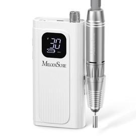 MelodySusie SC300F Electric Nail Drill Professional 30000 RPM, White