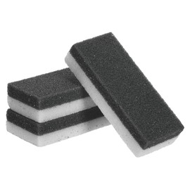 sourcing map 3pcs Foot Pumice Stone for Feet Hard Skin Remover, Foot Pumice Stone Scrubber for Hard Skin, Foot Dead Skin Remover Scrubber Pedicure Tool, Black,White