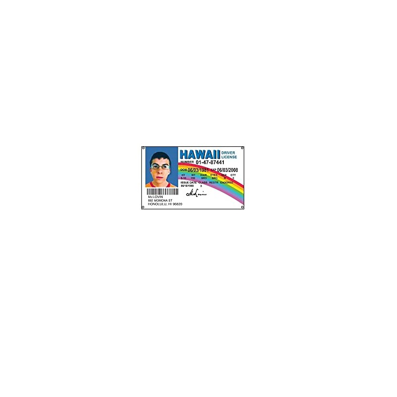 PinkDisplay Mc Lovin ID License Drive number flag banner 3x5ft(90x150cm)4