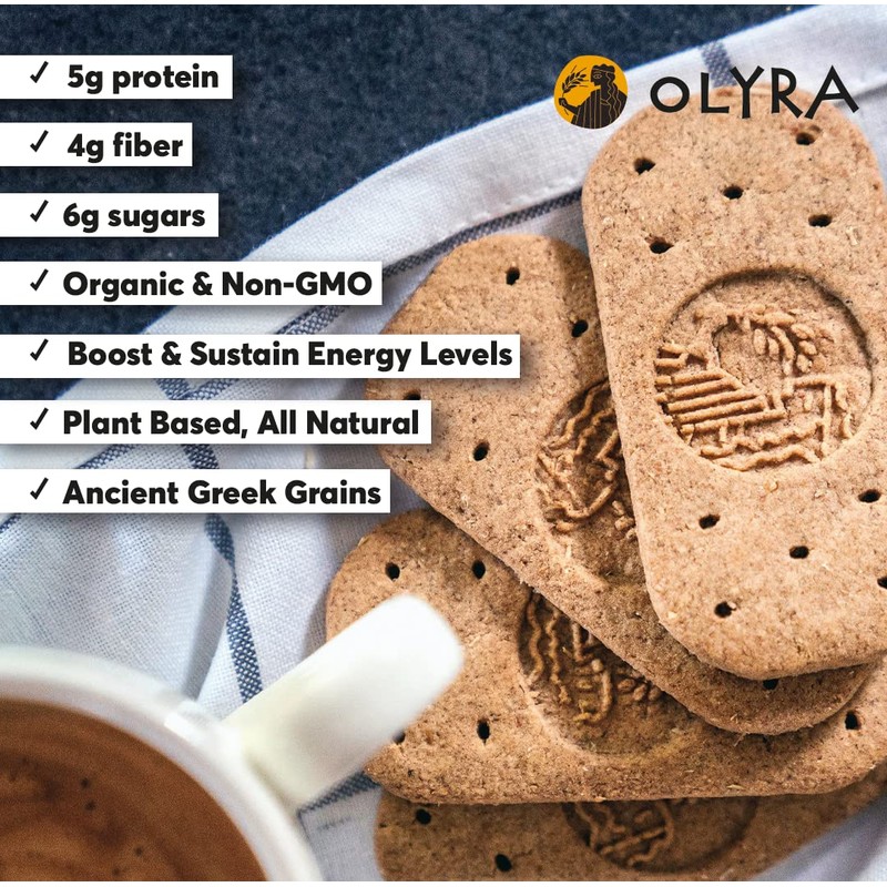 Olyra Organic Fig Anise Breakfast Biscuits, 5.3 OZ