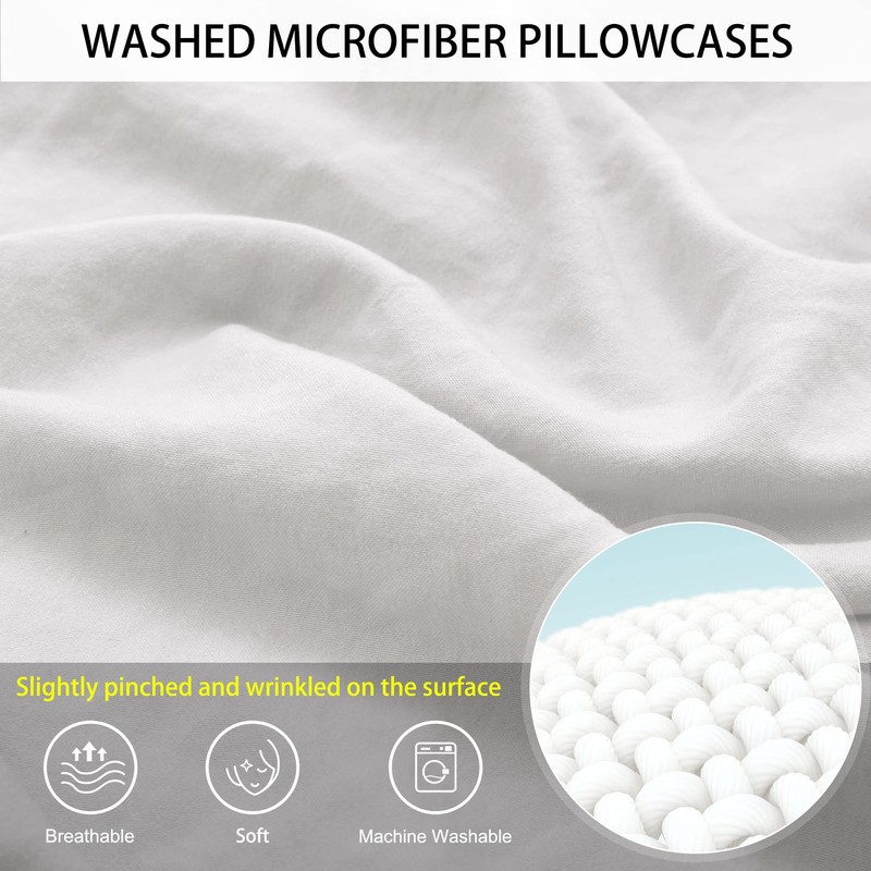 PiccoCasa Long Body Pillow Case Soft Brushed Microfibre Pillow Cover
