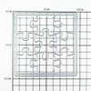XMZZMX Square Puzzle Metal Cutting Dies for Card Making, Paper